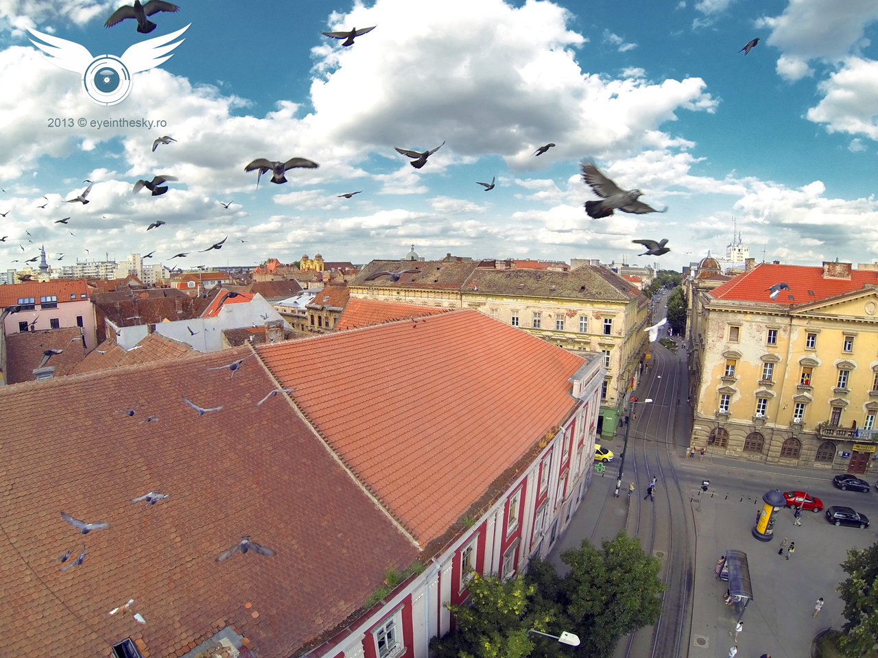Timisoara vazuta de sus de drona EYE IN THE SKY